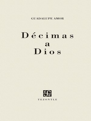 cover image of Décimas a Dios